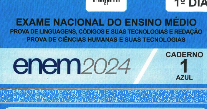 prova azul de 2024 do Enem
