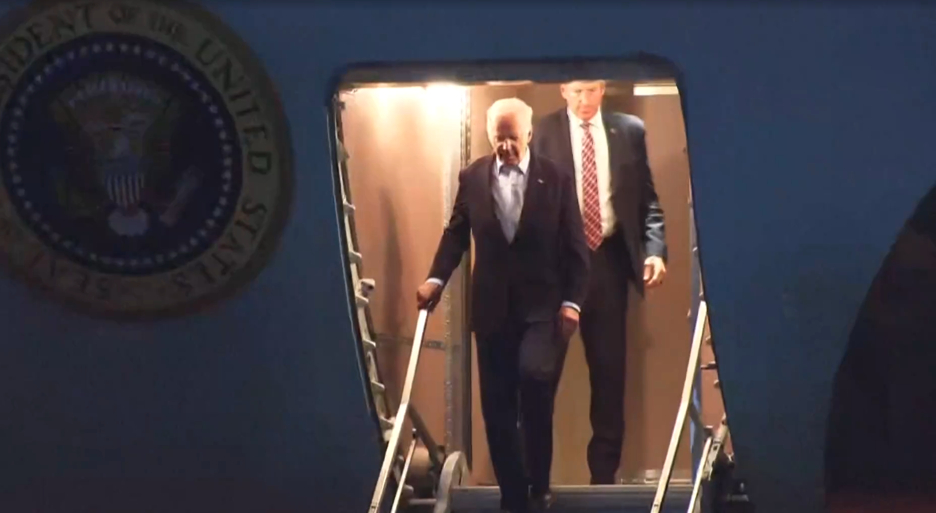 Presidente dos EUA, Joe Biden, chega ao Rio de Janeiro para o G20.