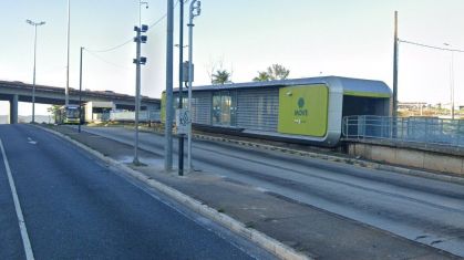 Estação do BRT Move na avenida Presidente Antônio Carlos, em Belo Horizonte (MG)