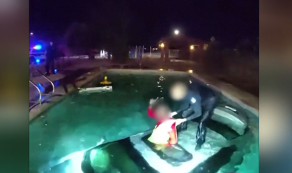 Vídeo: Polícia resgata homem preso em carro dentro de piscina nos EUA