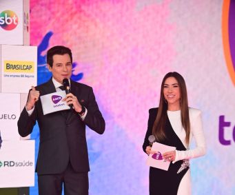 Celso Portiolli e Patrícia Abravanel