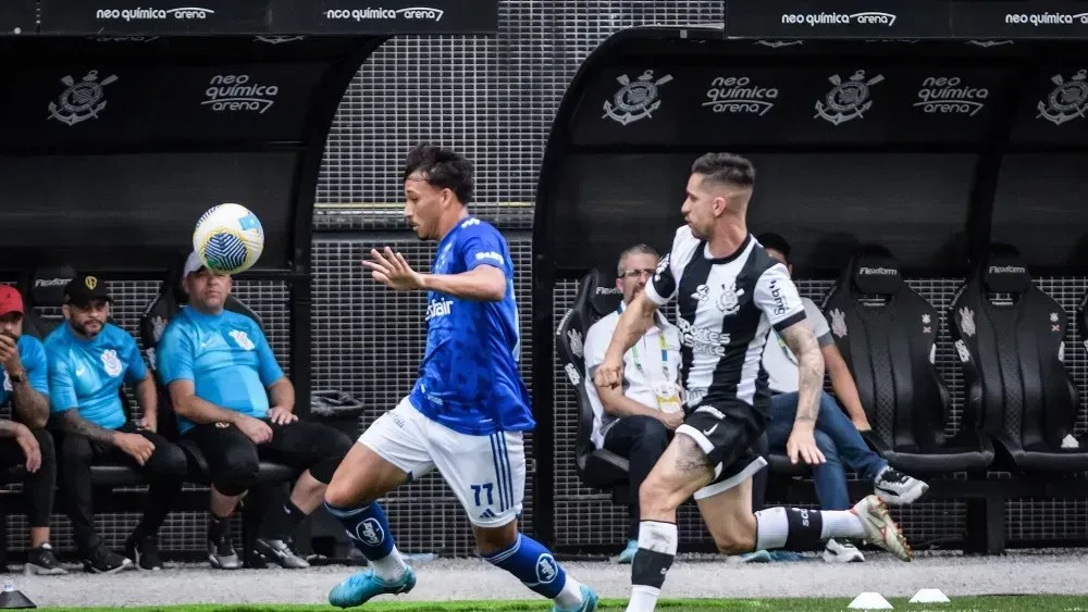 Com reservas, Cruzeiro é derrotado pelo Corinthians na Neo Química Arena