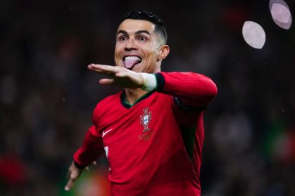 CR7 marcou gol de bicicleta na vitória de Portugual contra a Polônia