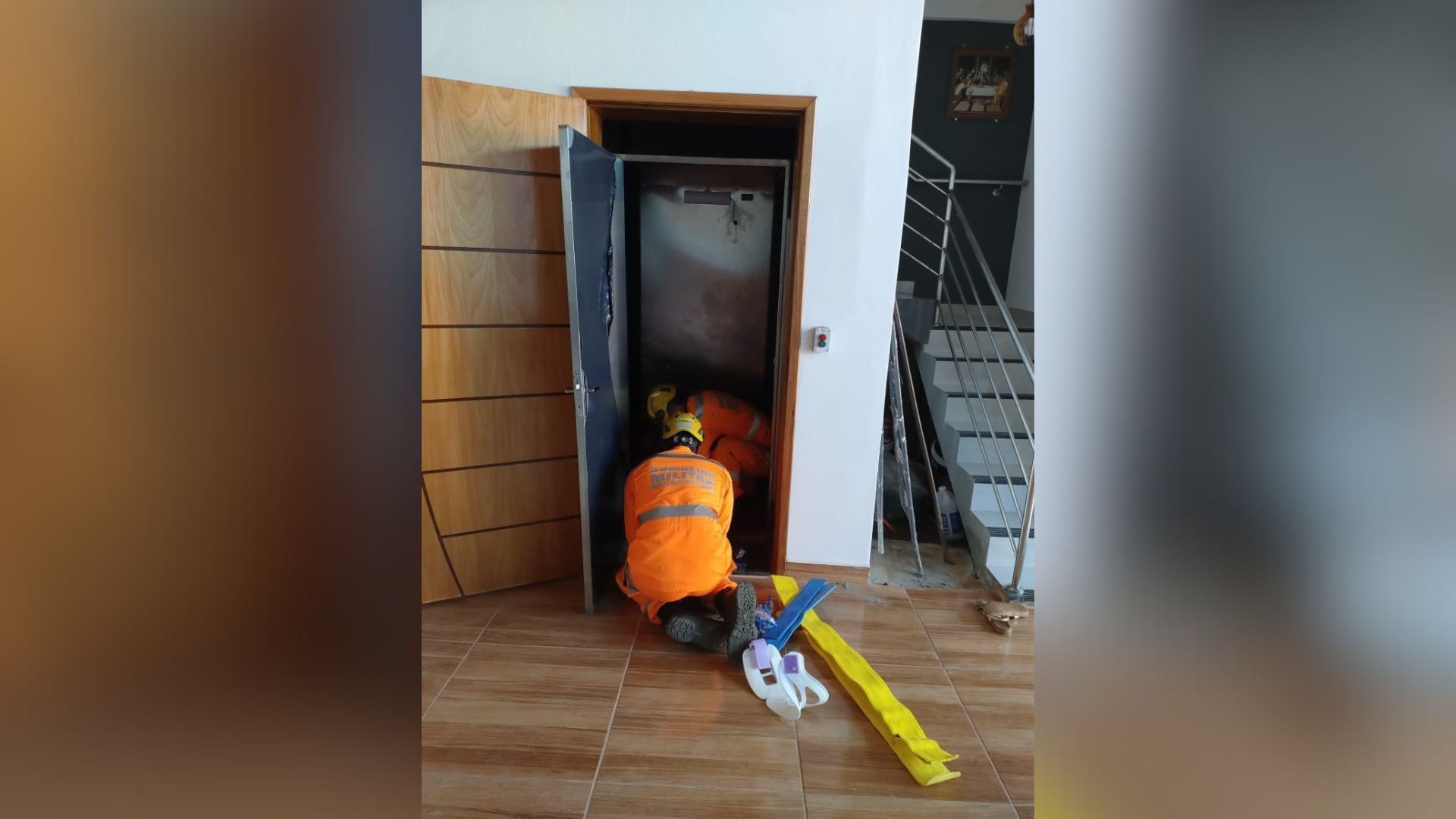 Acidente elevador MG