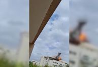 Vídeo: veja momento em que prédio israelense é atingido por foguetes libaneses
