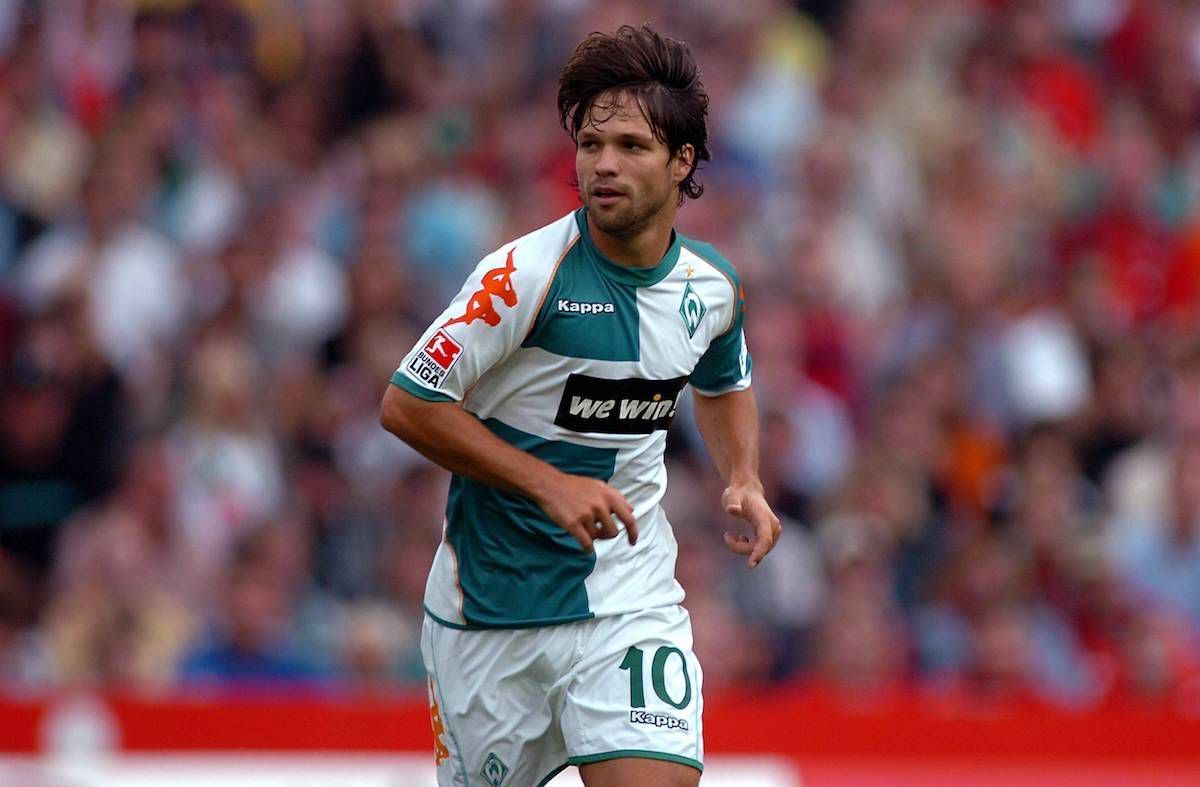 Diego Ribas com a camisa do Werder Bremen