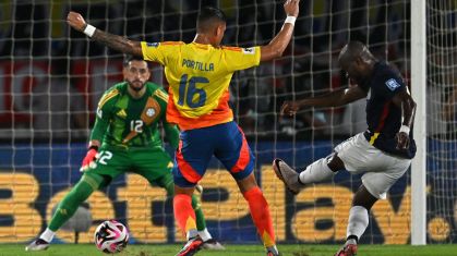 Enner Valencia fez o gol da vitória do Equador sobre a Colômbia