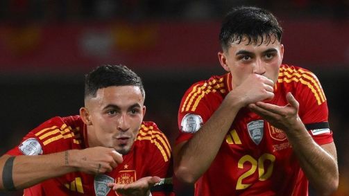 Espanha comemora vitória pela Nations League
