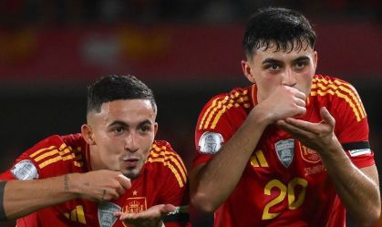 Espanha comemora vitória pela Nations League