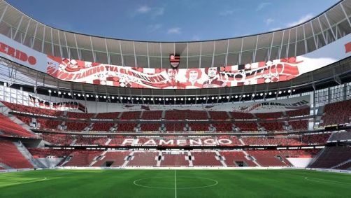 Imagem do estádio do Flamengo