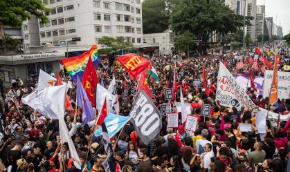 Ato na Avenida Paulista contra a escala 6x1