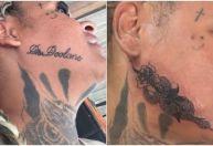 Fã cobre tatuagem que fez em homenagem a Deolane Bezerra; amplie
