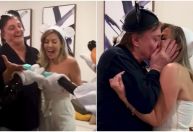 Fábio Jr. renova votos de casamento com esposa 26 anos mais nova em Orlando
