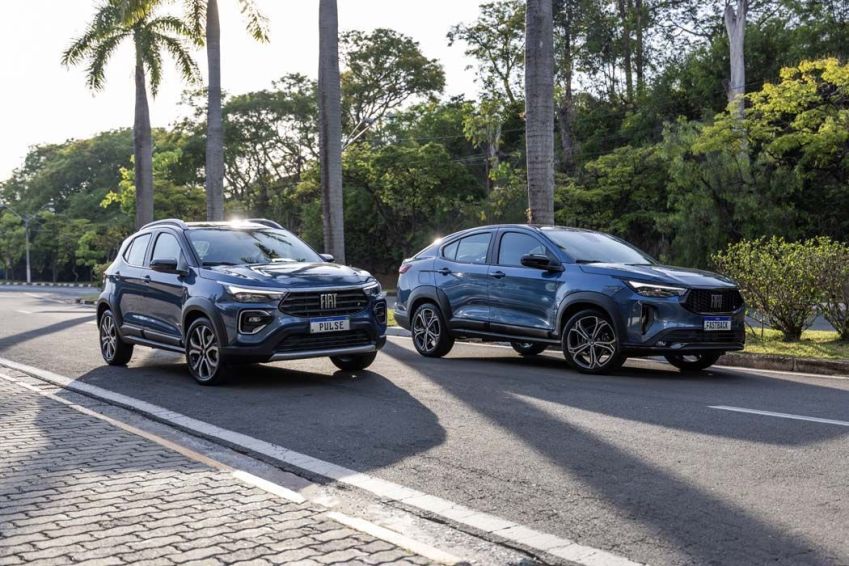 Novos Fiat Fastback Impetus e Pulse Impetus com motor híbrido-flex • Divulgação
