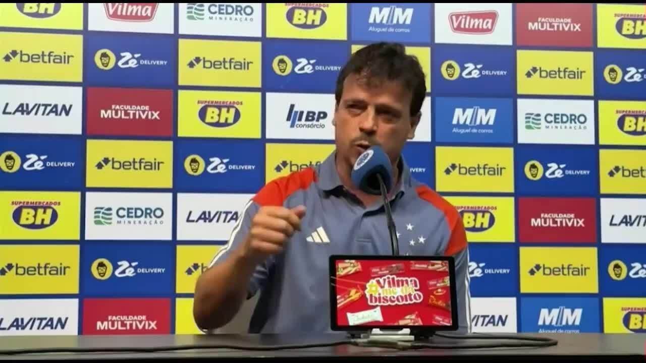 Fernando Diniz em coletiva após empate com Grêmio