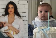 Mãe da 3ª flha de Neymar posta fotos do mesversário da pequena Helena; veja