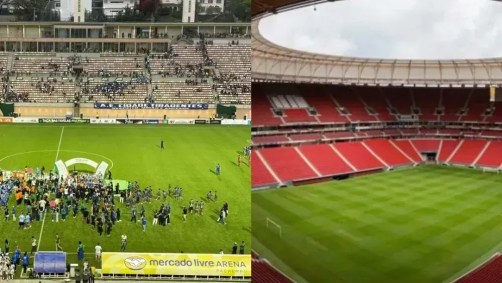 Final da Taça das Favelas, evento teste no Pacaembu;Estádio Mané Garrincha