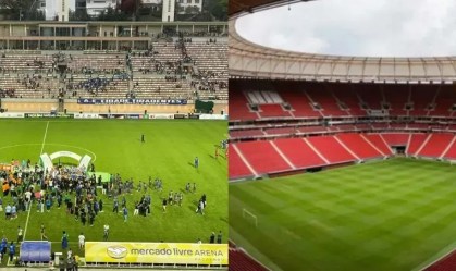 Final da Taça das Favelas, evento teste no Pacaembu;Estádio Mané Garrincha