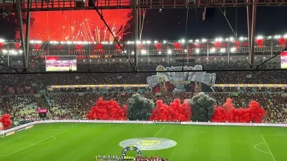 Festa da torcida do Flamengo após título da Copa do Brasil