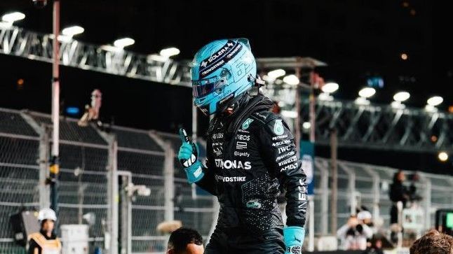 George Russel vai largar na pole em Las Vegas