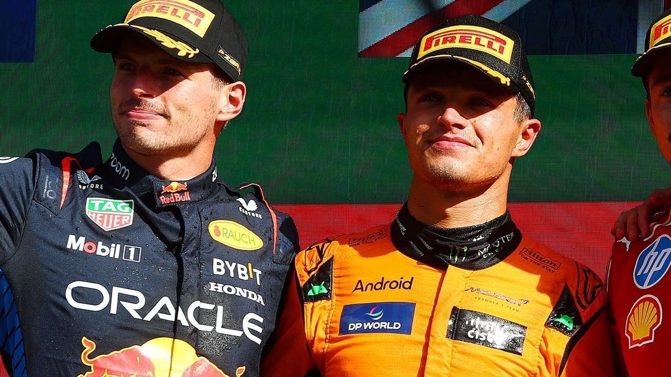 Max Verstappen e Lando Norris