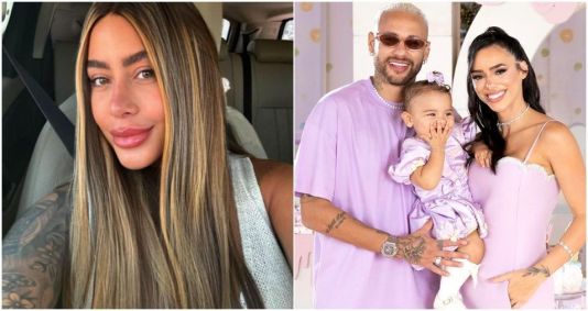 Rafaella, Neymar e Bruna Biancardi