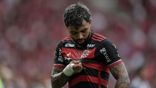 Gabigol marcou duas vezes para o Flamengo na vitória contra o Atlético-MG na final da Copa do Brasil