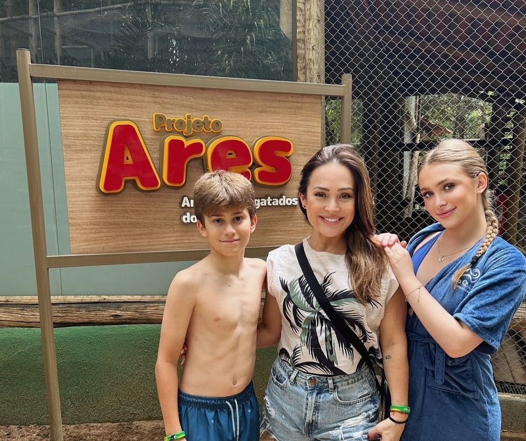 Gabriela Duarte e filhos