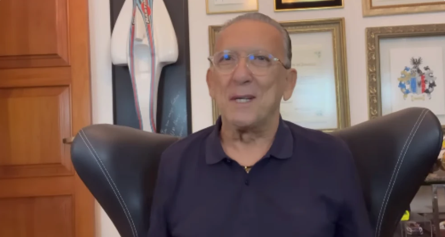 Galvão Bueno analisou título do Flamengo sobre o Atlético-MG
