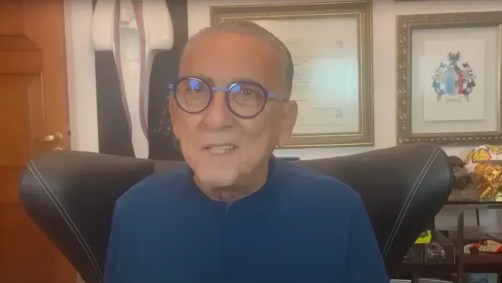 Galvão Bueno em vídeo no seu canal no Youtube