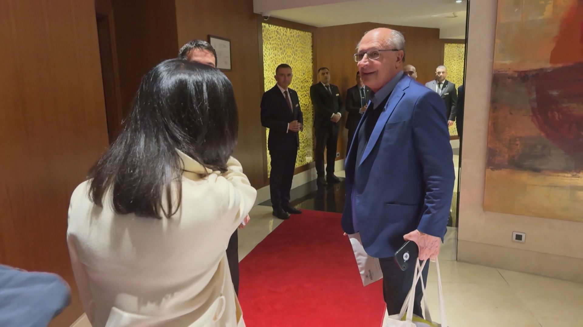 Geraldo Alckmin chega na COP29 em Baku, no Afeganistão