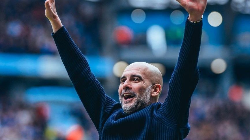 Pep Guardiola, técnico do Manchester City