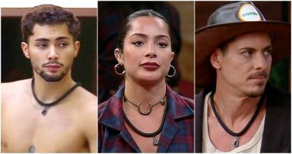 Gui, Luana e Sacha A Fazenda