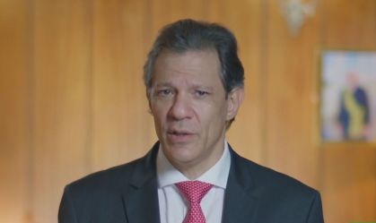 O ministro da Fazenda, Fernando Haddad