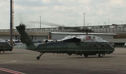 Biden conhece Rio Negro e vê áreas devastadas durante sobrevoo em Manaus