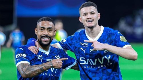 Malcom fez gol do Al-Hilal na vitória, por 3 a 1