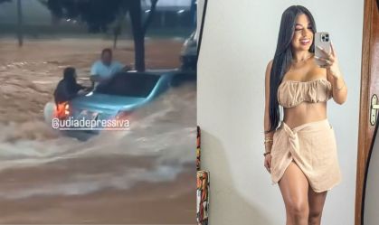 Influenciadora morre após ser arrastada por enxurrada durante tempestade em MG