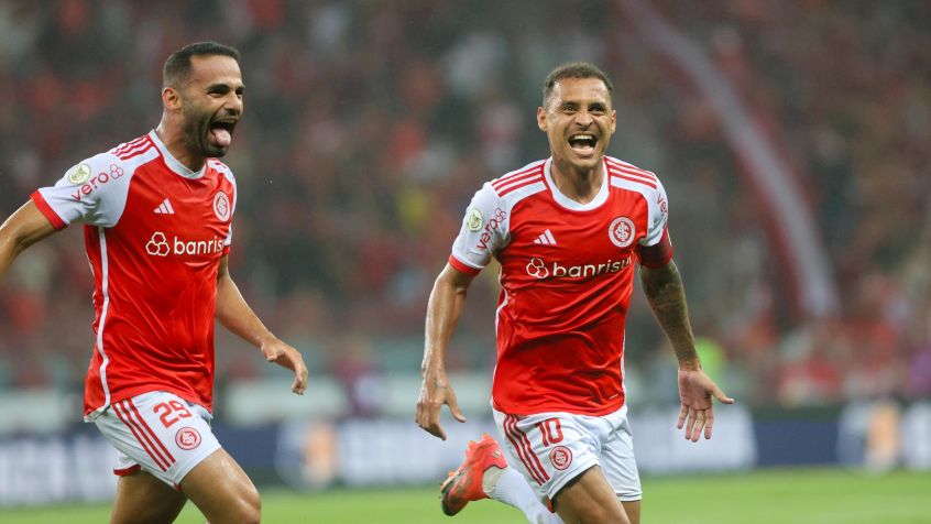 Alan Patrick abriu o placar da vitória para o Internacional • Ricardo Duarte / Internacional