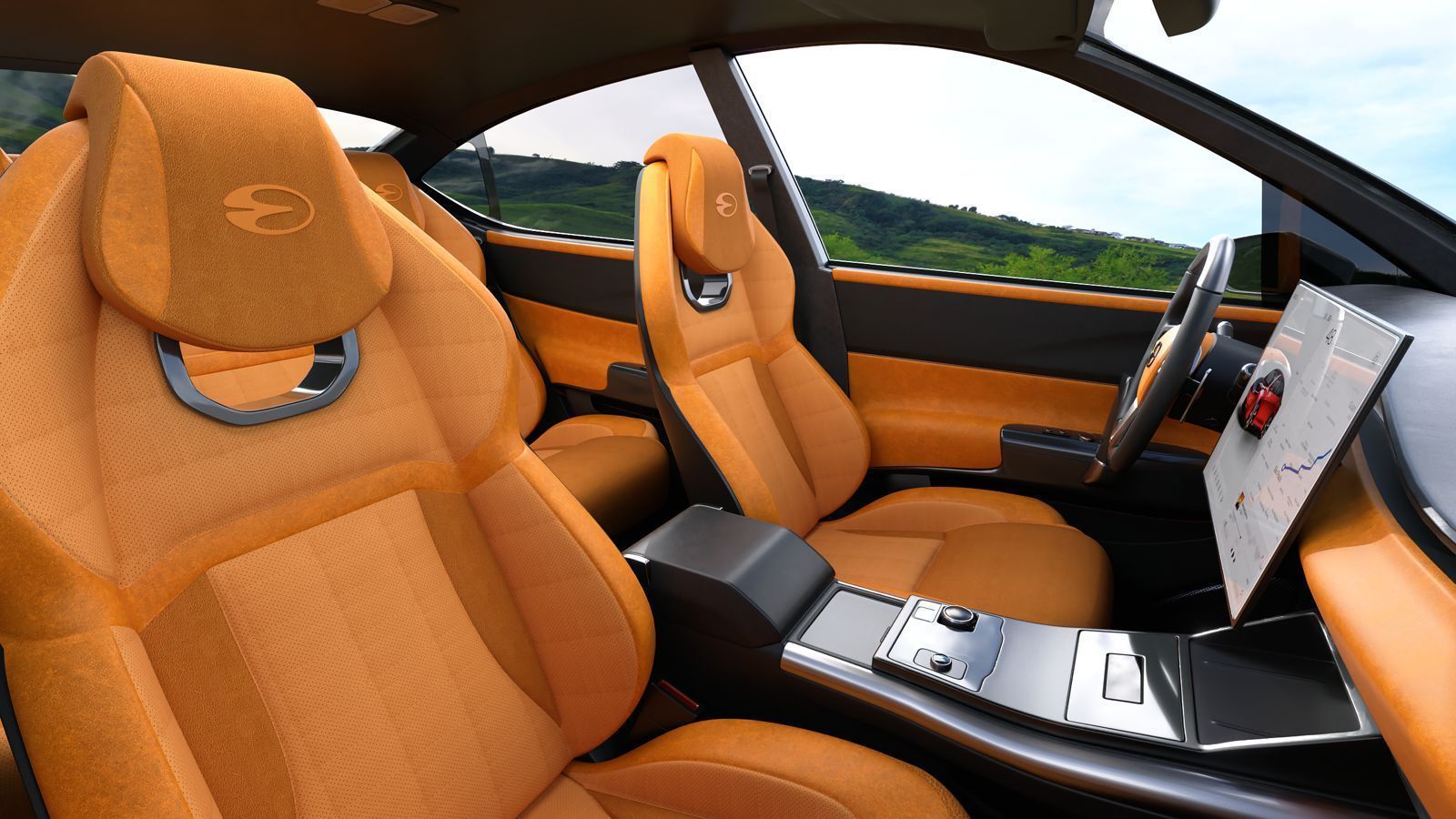 Lecar 459 Híbrido: carro nacional tem interior minimalista e moderno