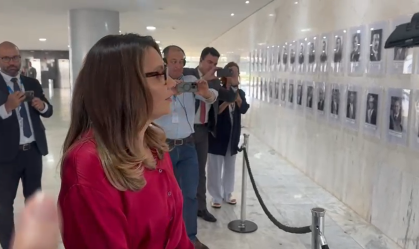 Janja evita comentar vitória de Trump contra Kamala