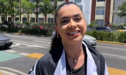 Karina Alexandre, esposa de Deyverson, cravou placar da final da Libertadores