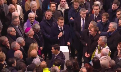Reconstrução de Notre-Dame foi “projeto do século”, diz Macron