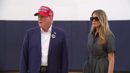 Donald Trump e Melania Trump.