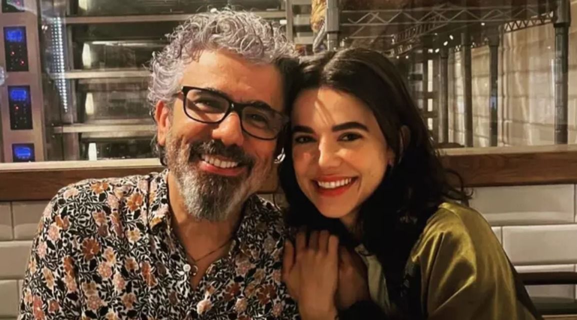 Manu Gavassi e pai
