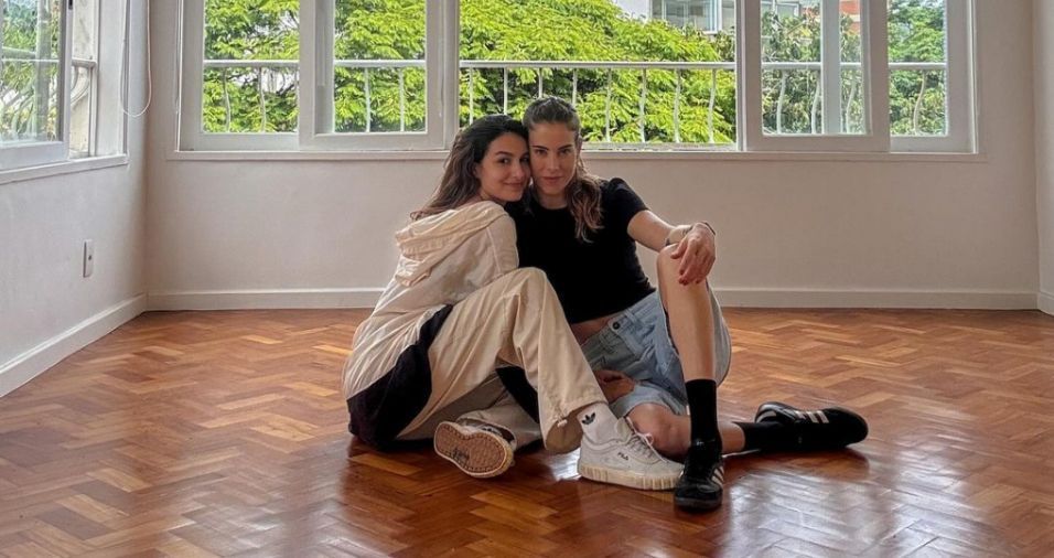 Marina Moschen e namorada