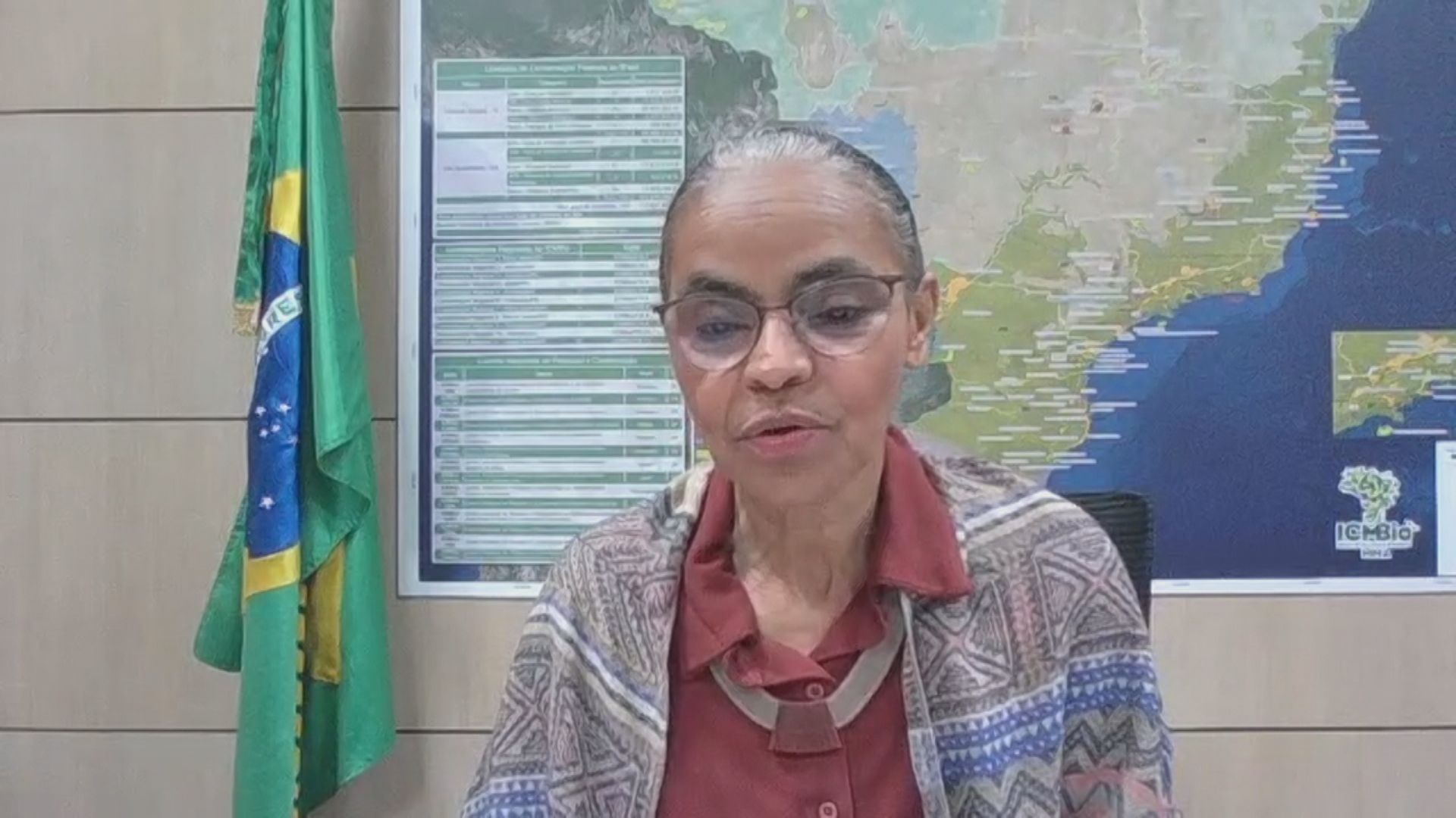 A ministra Marina Silva