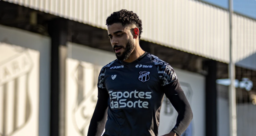 Matheus Bahia, do Ceará, deverá ser titular na partida