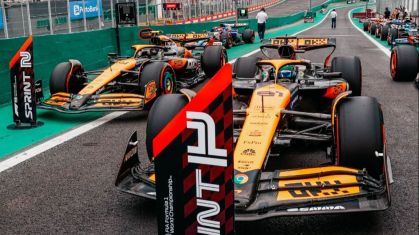 Oscar Piastri e Lando Norris estarão na primeira fila do grid
