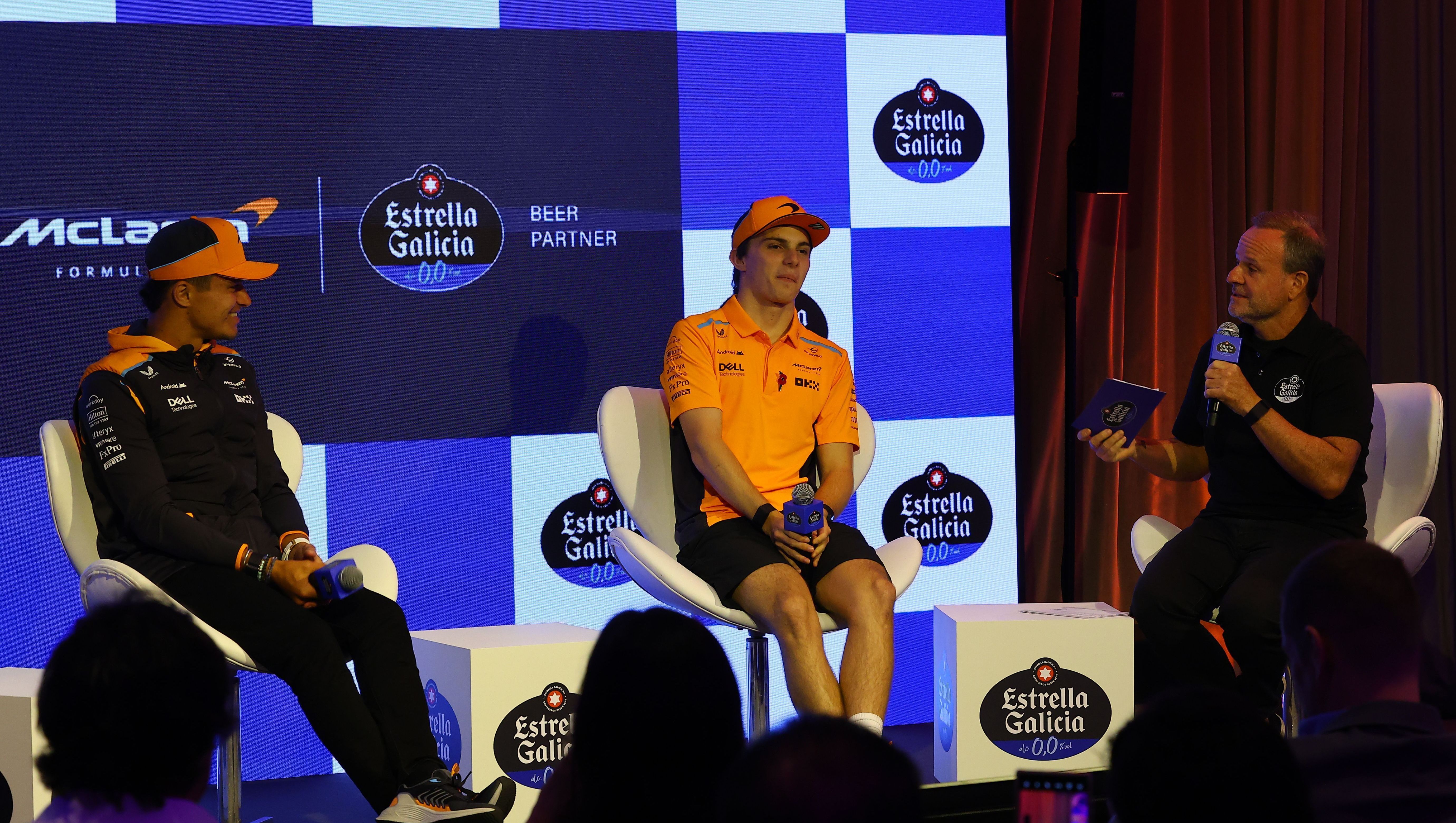 Rubinho intermediou bate-papo com pilotos da McLaren