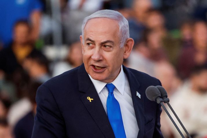Primeiro-ministro de Israel, Benjamin Netanyahu. • REUTERS